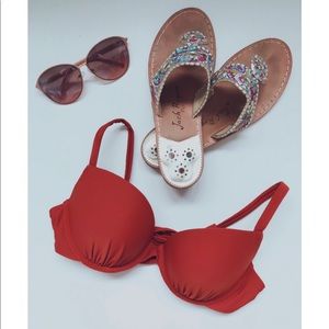 ☀️ aerie crossback pushup bikini